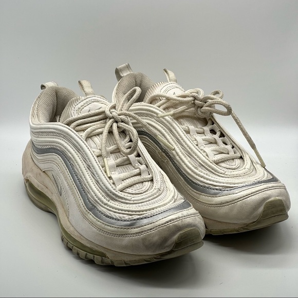 Nike Shoes - Nike Air Max ‘97 LE White & Silver Sneakers